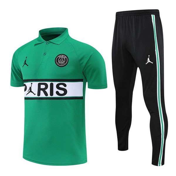 Polo Paris Saint Germain Conjunto Completo 2022-2023 Verde